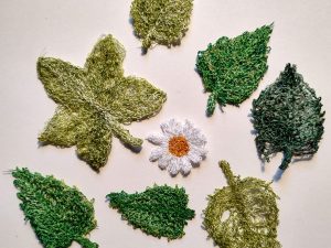 Beautiful Blooms: Disappearing Act: Free Motion Embroidery on Water-soluble fabric