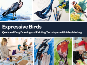 Dynamic Bird Portraits: Expressive Drawing & Painting Techniques