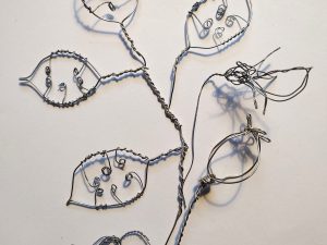 Seed Heads:  Drawing with Wire