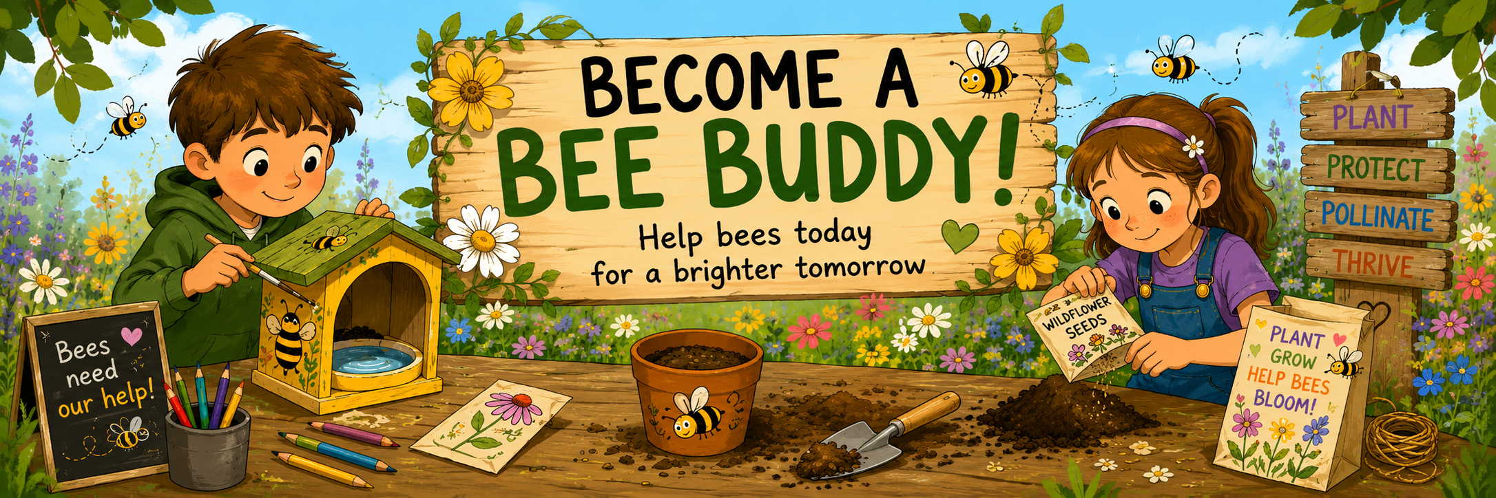 Children's Club - Become a Bee Buddy - August
