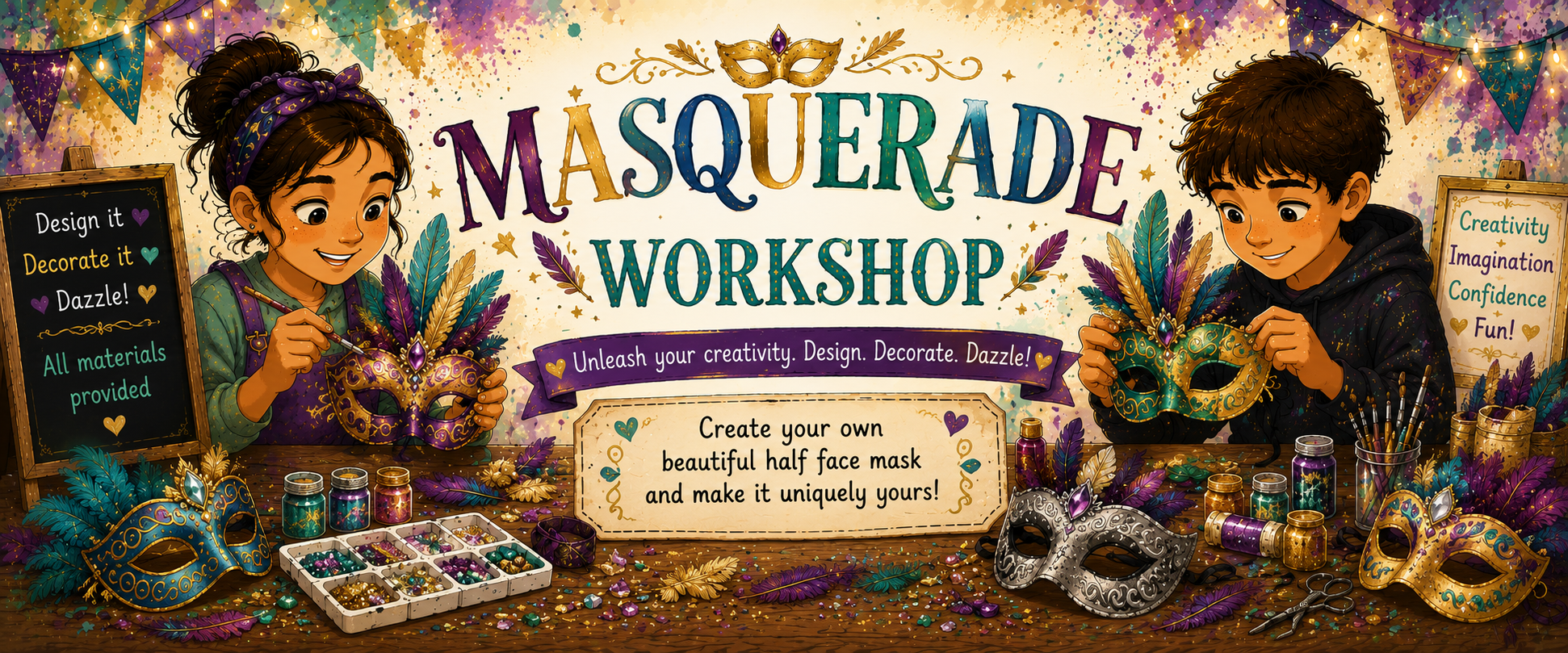 Children's Club: Masquerade - August