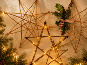 Make Decorative Willow Stars for Christmas
